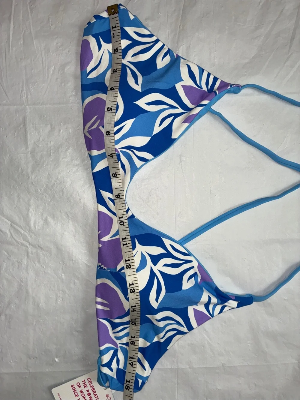 Roxy Blue & Purple Floral Bikini Set